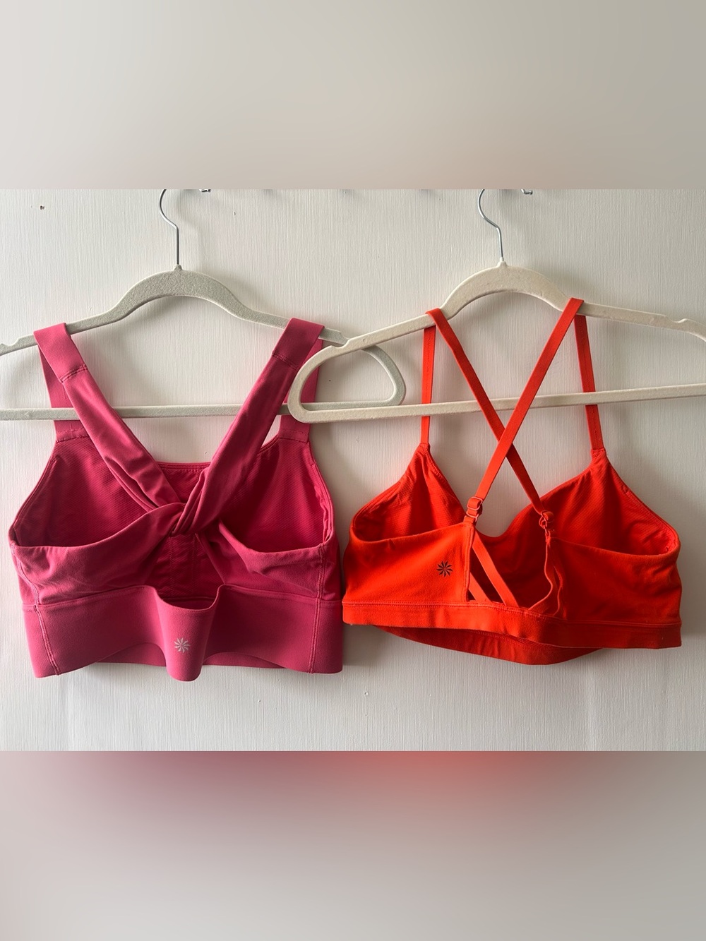 Athleta Sports Bras - Pink and Orange size Medium